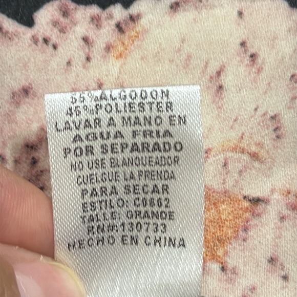 (B4) Umgee women's open-front floral-print cape dress, bikini cover-up, size L - Picture 14 of 14